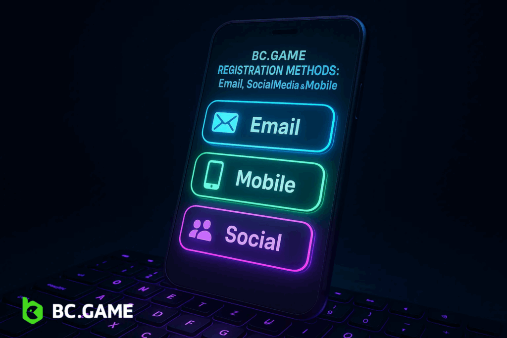 BC.Game Registration Methods