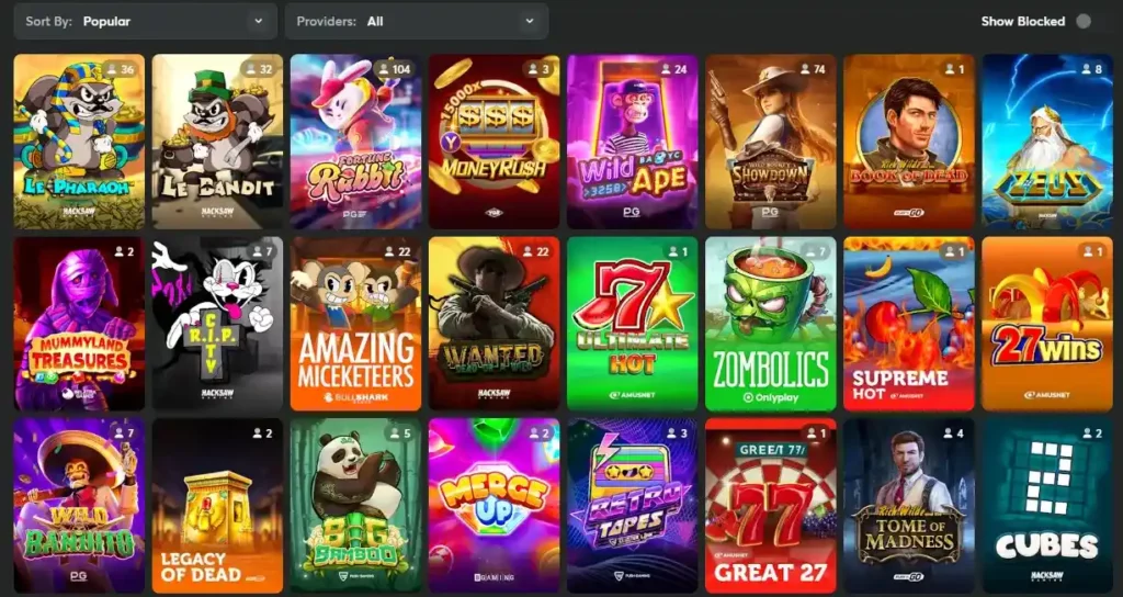BC.Game’s Most Popular Slots for Nigeria