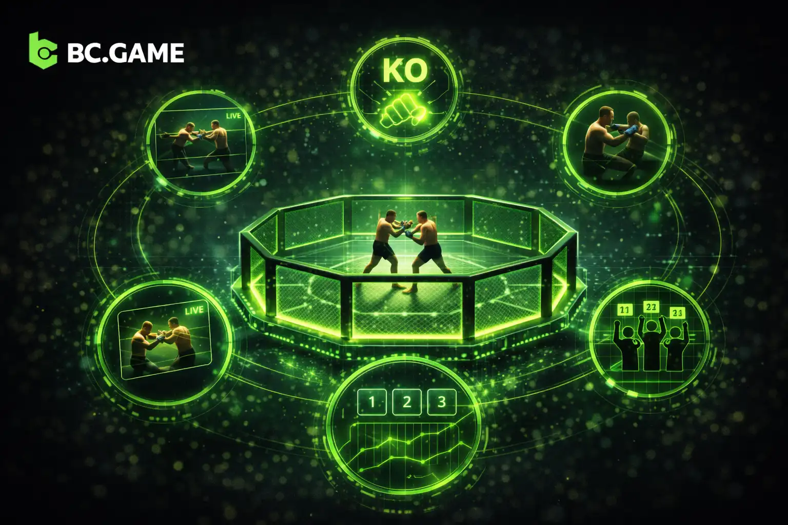 รูปแบบการเดิมพัน MMA ที่ BC Game