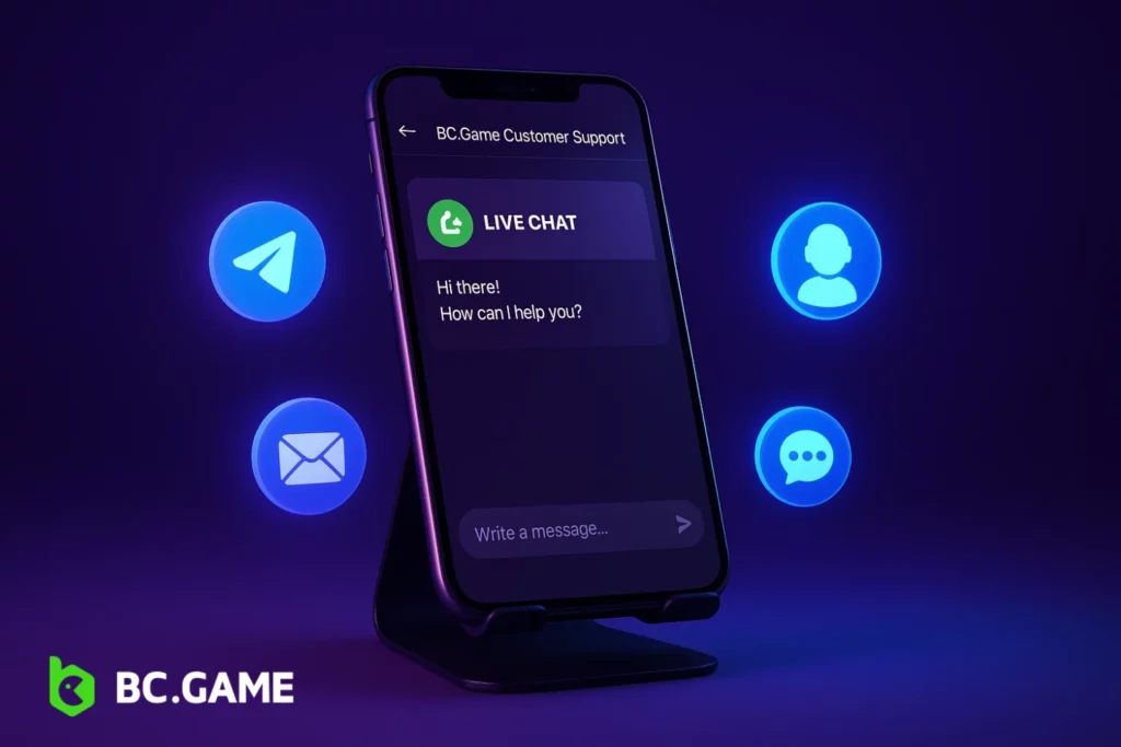 BC.Game Customer Support: Live Chat, Email & Social Media